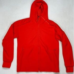 Adidas ZNE Hoodie. Blood orange